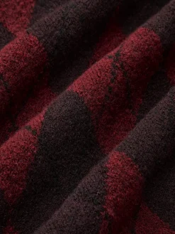 Retro Rhombic-Pattern Sweater