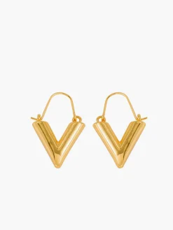 Retro V-Shape Pendant Earrings