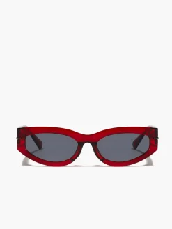 Retro Wide Frame Cat Eye Sunglasses