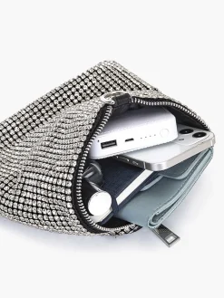 Rhinestone Triangle Mini Bag