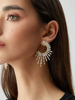 Rhinestones Sunshine Earrings