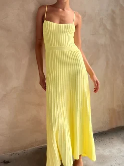 Rib Midi Sundress