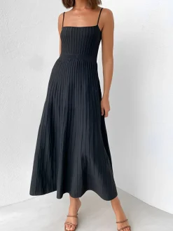Rib Midi Sundress