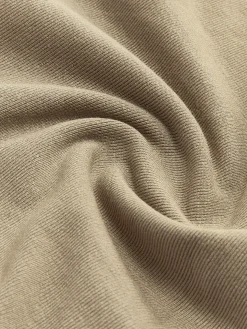Ribbed Knit Long Sleeve Asymmetric Shirt