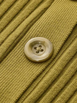 Ribbed Slim Sweater Midi Dress