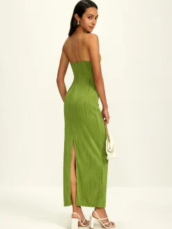 Ribbed Split Bodycon Cami Dress