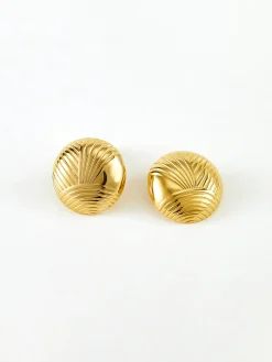 Ripple Oblate Earrings