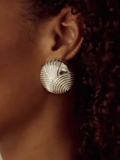 Ripple Oblate Earrings
