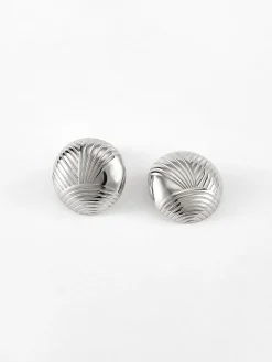 Ripple Oblate Earrings