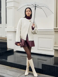Romance Button Shift Coat