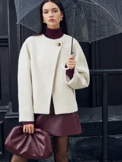Romance Button Shift Coat