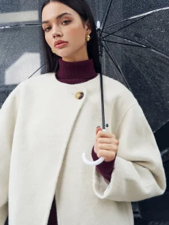 Romance Button Shift Coat
