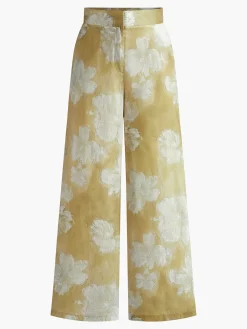 Romance Floral Printed Straight Pants