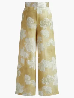 Romance Floral Printed Straight Pants