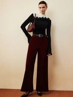 Romance Stand Collar Ruffle Blouse