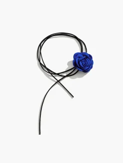 Rosette Bud Choker Necklace