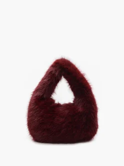 Rounded Fuzzy Handbag