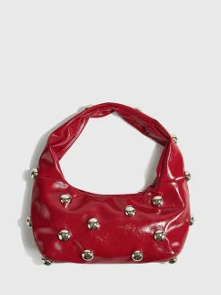 Rounded Studded Armpit Bag