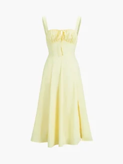 Ruched Cup Detail Long Sundress
