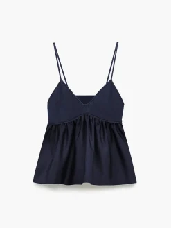 Ruffle Crop Cami Top