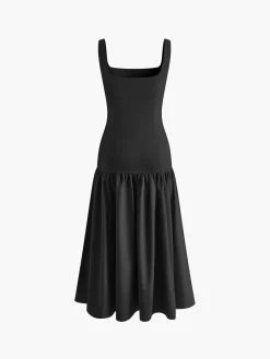 Ruffle Long Cami Sundress