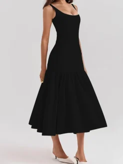 Ruffle Long Cami Sundress