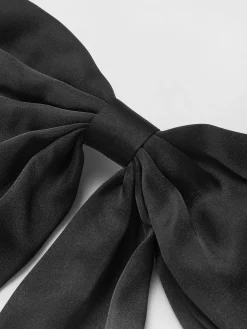 Satin Three-Dimensional Bow Hair Claw