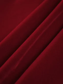 Satin Velvet Strapless Short Dress