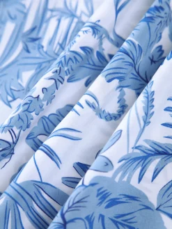 Seaside Joy Print Twist Detail Skirt Set