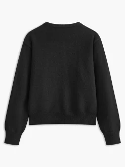 Sequins Breasted Knit Outerwear