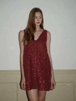 Sequins Tank Short Dress