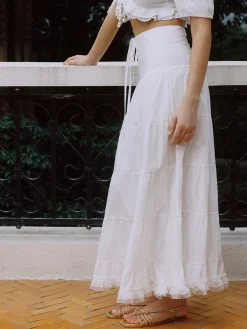 Serendipity Bow Detail Maxi Skirt