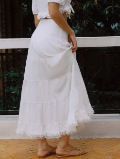 Serendipity Bow Detail Maxi Skirt