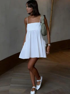 Serendipity Drawstring Pockets Cami Short Dress