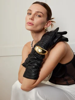 Sheepskin Long Gloves