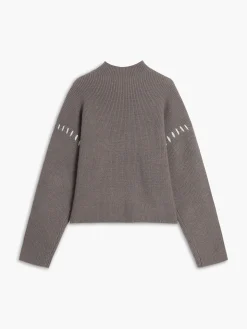 Shift The Focus Oversized Mock Neck Sweater