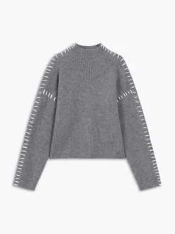 Shift The Focus Oversized Mock Neck Sweater