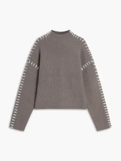 Shift The Focus Oversized Mock Neck Sweater