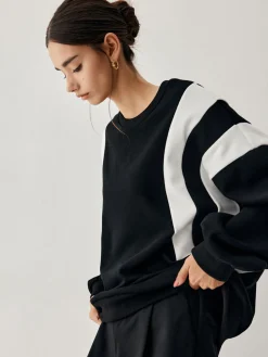 Side Panel Oversized Sweatshirt