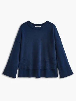 Side Split Oversized Pullover Sweater