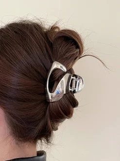 Silver Effect Hair Claw