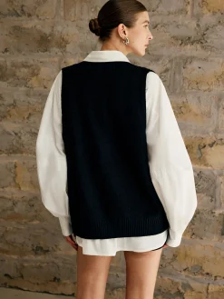Single Piece Plain Sweater Vest