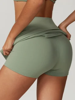 Slim Fit Active Mini Skirt