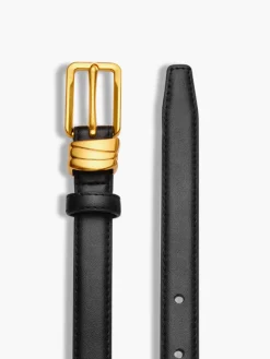 Slim Golden Pin Buckle Belt