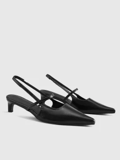 Slingback Kitten Heel Pumps