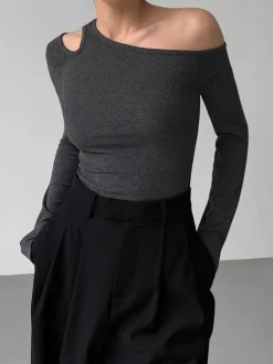 Slinky Cutout Knit Top