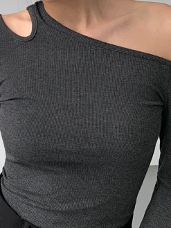 Slinky Cutout Knit Top