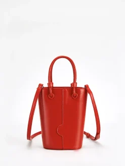 Small Bucket-Shape Handbag