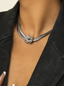 Snake Shape Knotted Necklace