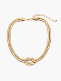Snake Shape Knotted Necklace